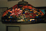 22 Inch Peony Tiffany Reproduction Hanging Lamp 