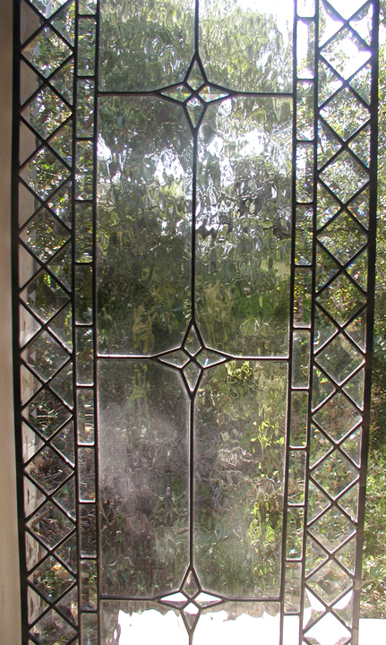 beveled glass window panels