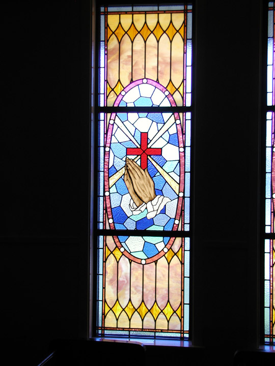 KCC Praying Hands Window